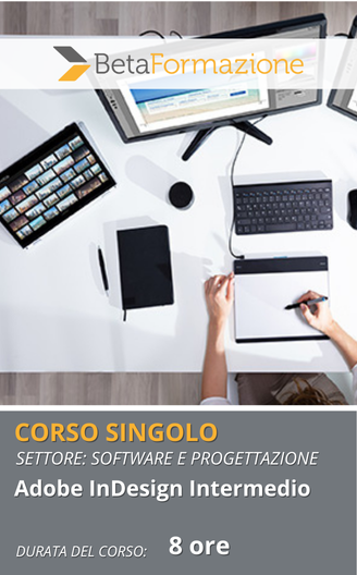 corso singolo Adobe InDesign Intermedio