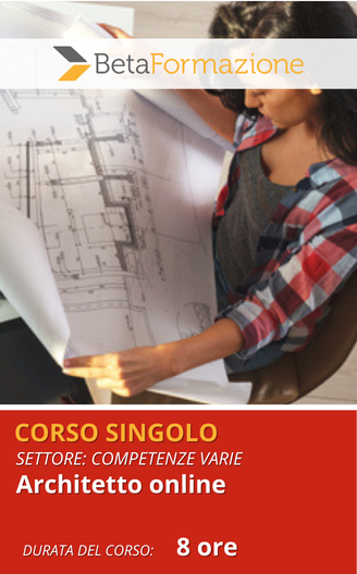 corso singolo Architetto online - 8 ore