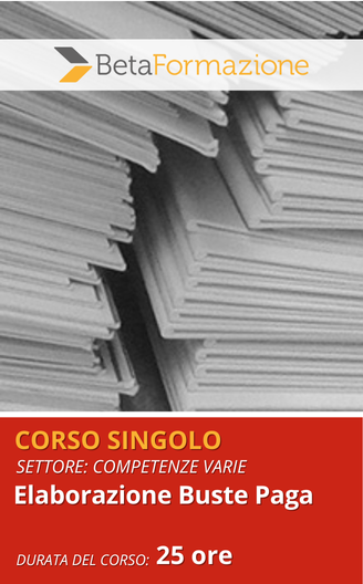 corso singolo Elaborazione Buste Paga - 25 ore