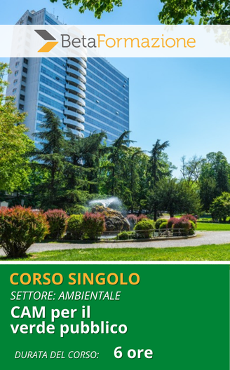 Corso singolo CAM per il verde pubblico - 6 ore