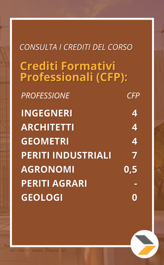 Case in legno - 4 ore Crediti Formativi