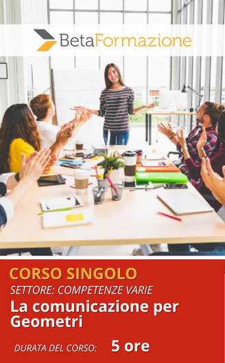 Corso singolo La comunicazione per i Geometri