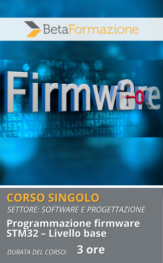 corso singolo Programmazione firmware STM32 – Livello base