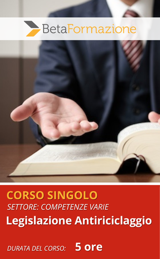 corso singolo Legislazione antiriciclaggio - 5 ore