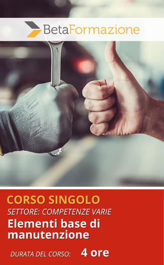 Corso singolo Elementi base di manutenzione