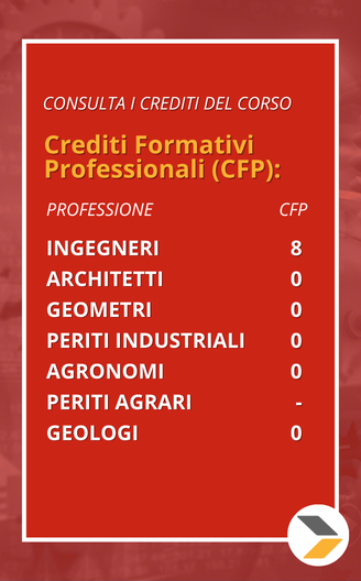 Corso singolo Meccanica statica e dinamica - 8 ore crediti formativi