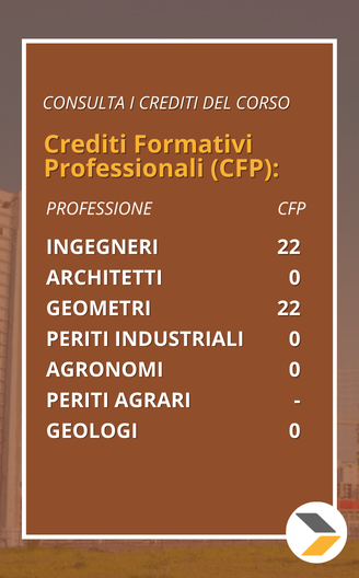 Corso singolo Le principali novità delle NTC 2019 - 22 ore crediti formativi