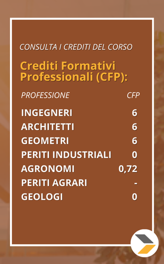 Corso Singolo nZEB - Gli edifici ad energia quasi zero crediti formativi