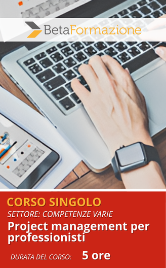 corso singolo Project management per professionisti