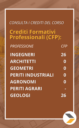 Corso singolo Pianificazione e riuso del territorio crediti formativi