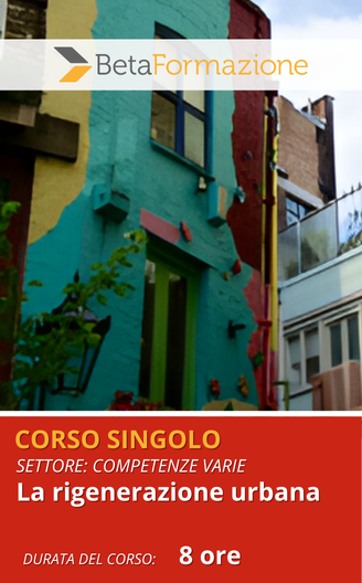 corso singolo rigenerazione urbana