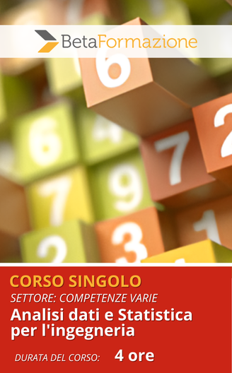 Corsi singoli analisi dati e statistica per l'ingegneria