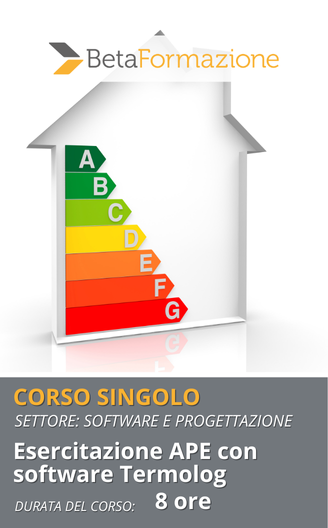 corso singolo Esercitazione APE con software Termolog - 8 ore