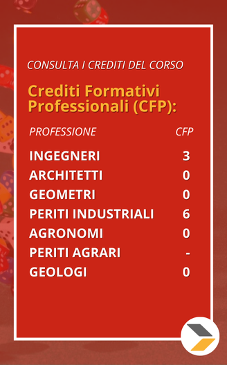 Corso singolo Teoria delle probabilità - 3 ore crediti formativi