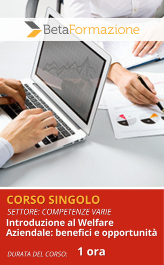 corso singolo Introduzione al Welfare Aziendale