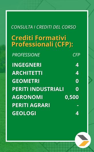 corso singolo La pianificazione ambientale crediti formativi