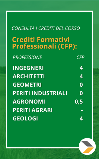 corso singolo Monitoraggio ambientale crediti formativi