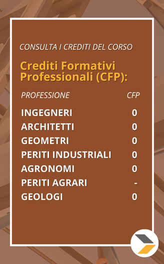 Corso singolo Antisismica: strutture in acciaio crediti formativi