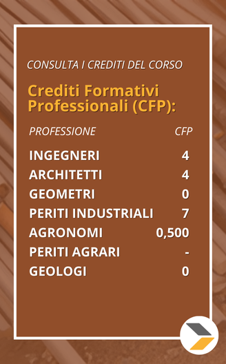 corso singolo varianti urbanistiche crediti formativi